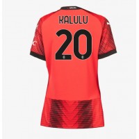 Dres AC Milan Pierre Kalulu #20 Domaci za Žensko 2023-24 Kratak Rukav